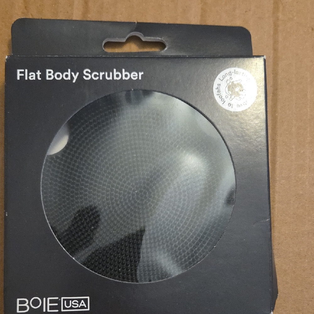 Boie USA Black Flat Body Scrubber